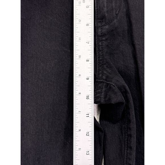 Anthropologie Jeans 27 Womens Pilcro High Rise Boot Flare Trouser Black Denim - Picture 4 of 7